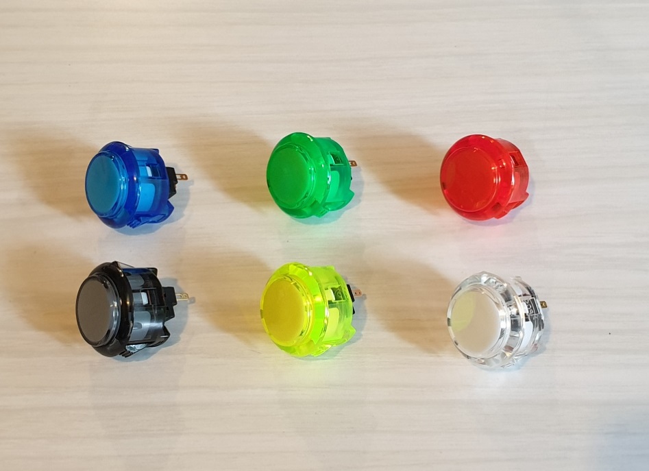 genuine Sanwa OBSC30 translucent buttons