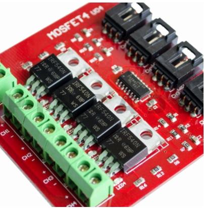 4 channel MOSFET driver board - Image 2