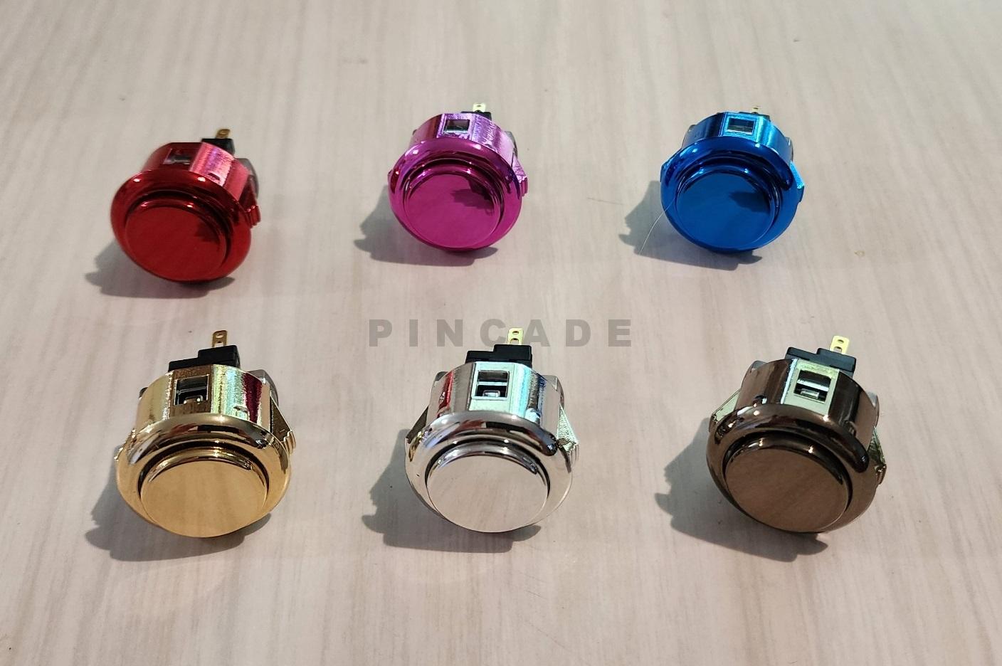Sanwa OBSJ-24 Metallic Push Button