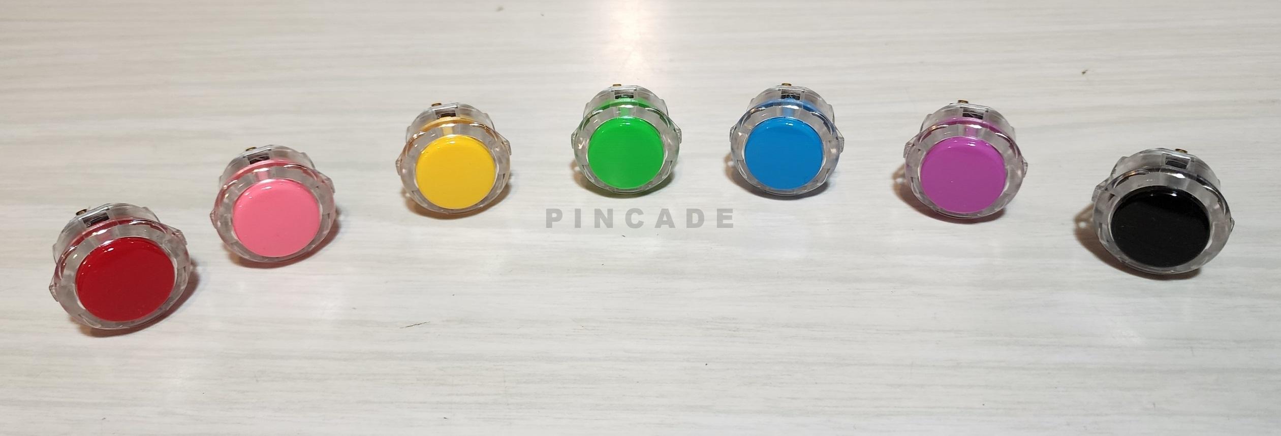 Sanwa OBSF-24 clear rim buttons