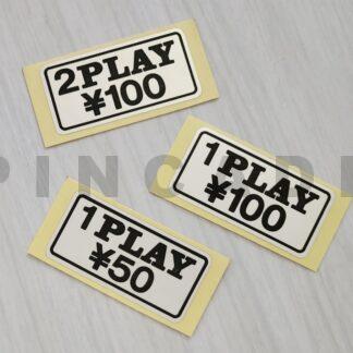 Metallic foil stickers