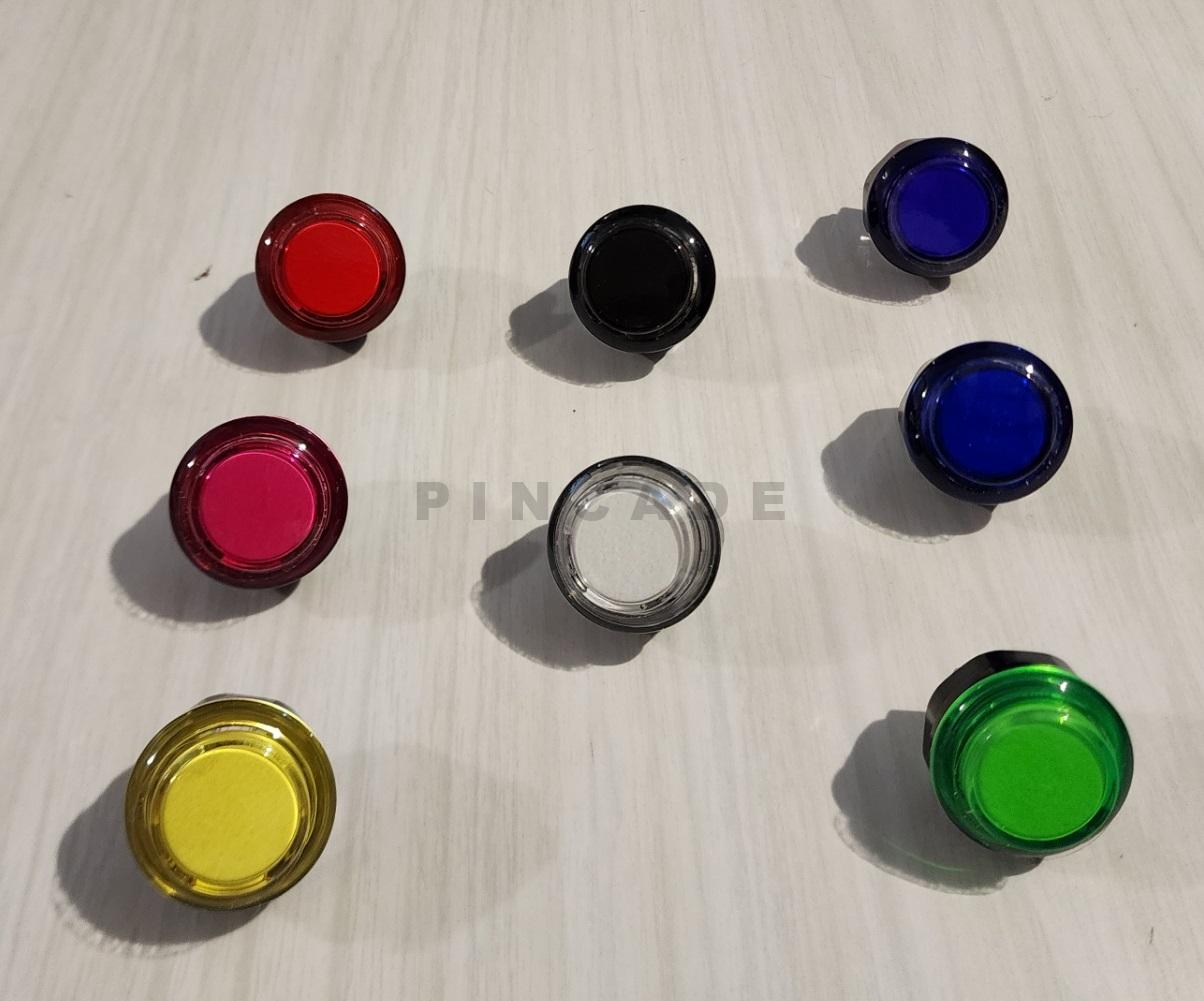 Seimitsu Alutimo 24mm translucent screw-in buttons