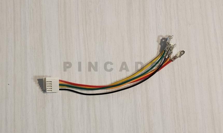 Loom 5 pin female to 5 spade male