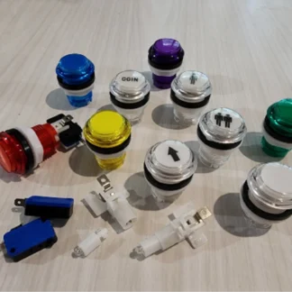 Translucent 28mm LED illuminated buttons